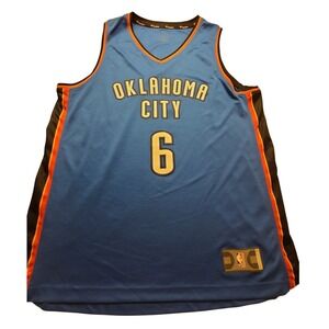 Fanatics Oklahoma City Thunder NBA Jersey Men's XL Blue Basketball Shirt No 6